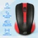 Мышь Оклик 485MW черный/красный оптическая 1600dpi беспров. USB для ноутбука 3but (997828)