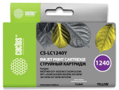 Картридж струйный Cactus CS-LC1240Y желтый (12мл) для Brother MFC-J6510/6910DW с чипом Картридж струйный Cactus CS-LC1240Y желтый (12мл) для Brother MFC-J6510/6910DW с чипом