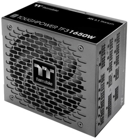 Блок питания Thermaltake ATX 1650W Toughpower TF3 Gen.5 80+ titanium (20+4pin) APFC 140mm fan color LED 16xSATA Cab Manag RTL