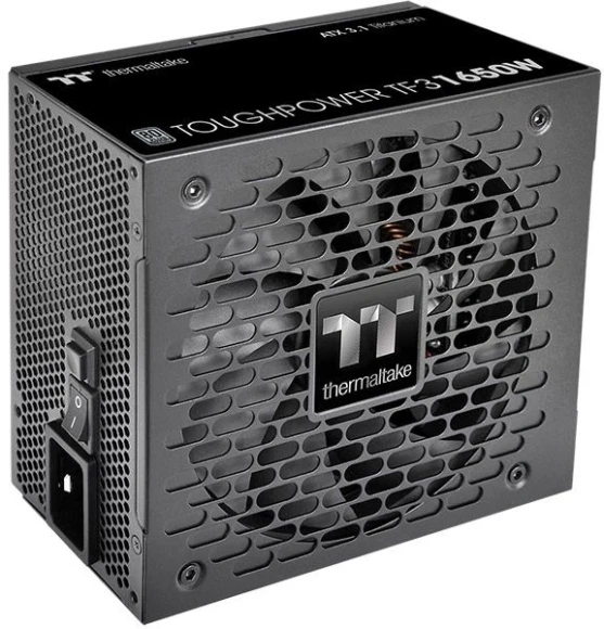 Блок питания Thermaltake ATX 1650W Toughpower TF3 Gen.5 80+ titanium (20+4pin) APFC 140mm fan color LED 16xSATA Cab Manag RTL