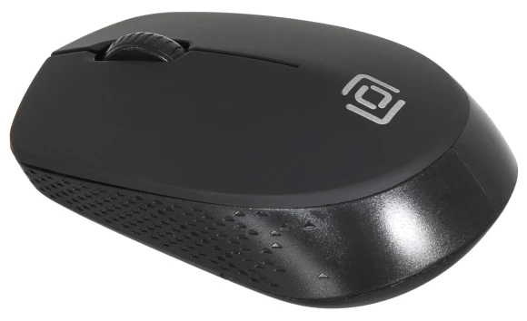 Мышь Оклик 486MW черный оптическая 1600dpi беспров. USB для ноутбука 3but (1196555)