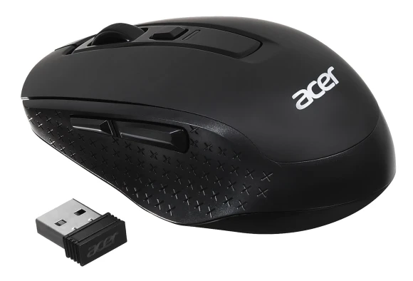 Мышь Acer OMR070 черный оптическая 1600dpi беспров. BT/Radio USB для ноутбука 6but (ZL.MCEEE.00D)