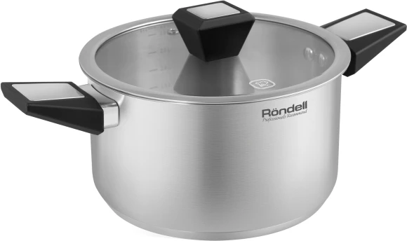 Ковш Rondell Blitz RDS-1888 1.4л. d=16см (с крышкой) стальной