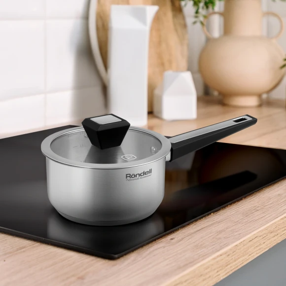 Ковш Rondell Blitz RDS-1888 1.4л. d=16см (с крышкой) стальной