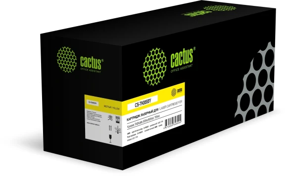 Картридж лазерный Cactus CS-TK8555Y TK-8555Y желтый (24000стр.) для Kyocera TASKalfa 5054ci/ 6054ci/7054ci