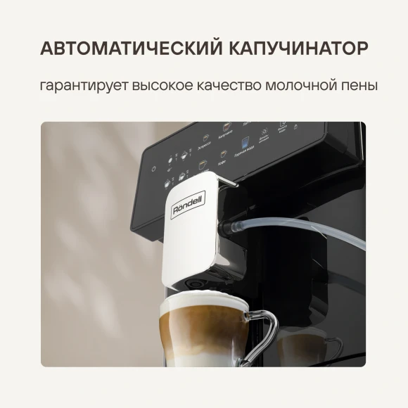 Кофемашина Rondell RDE-1115 1400Вт черный