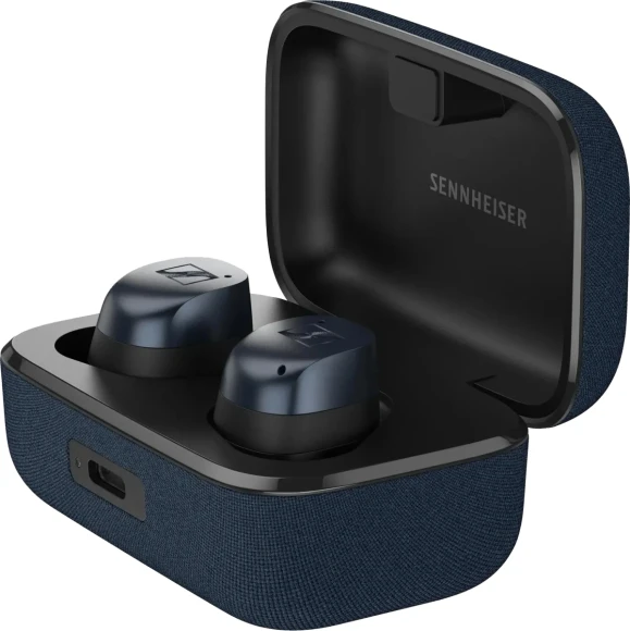 Гарнитура внутриканальные Sennheiser Momentum True Wireless 4 синий беспроводные bluetooth в ушной раковине (700449 MTW4 DENIM BLUE) Гарнитура внутриканальные Sennheiser Momentum True Wireless 4 синий беспроводные bluetooth в ушной раковине (700449 MTW4 DENIM BLUE)