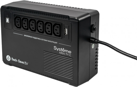 Источник бесперебойного питания Systeme Electriс BV BVSE800I 480Вт 800ВА черный