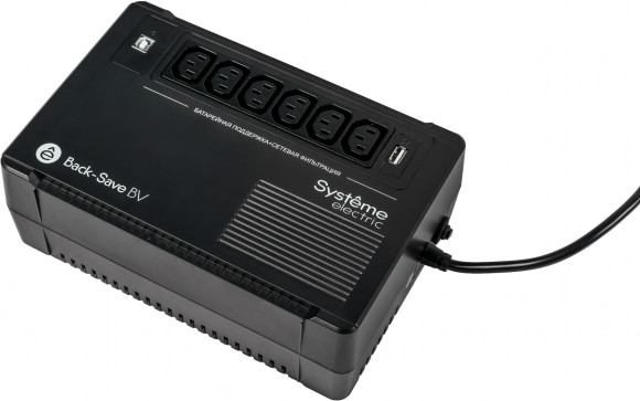 Источник бесперебойного питания Systeme Electriс BV BVSE800I 480Вт 800ВА черный