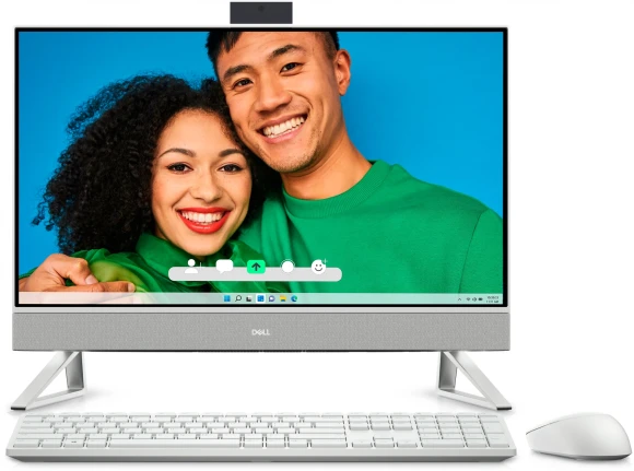 Моноблок Dell Inspiron 7730 27" Full HD Core 7 150U (1.8) 16Gb SSD1Tb Graphics CR Windows 11 Pro GbitEth WiFi BT 90W клавиатура мышь Cam серебристый 1920x1080