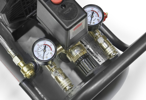 Компрессор поршневой Парма БМ K-1500/24БМ безмасляный 237л/мин 24л 1500Вт серый/черный