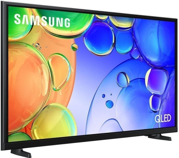 Телевизор QLED Samsung 32" QE32Q5FAAUXPY черный FULL HD 60Hz DVB-T2 DVB-C DVB-S2 USB WiFi Smart TV (RUS)