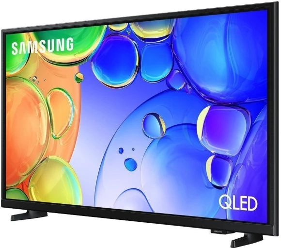 Телевизор QLED Samsung 32" QE32Q5FAAUXPY черный FULL HD 60Hz DVB-T2 DVB-C DVB-S2 USB WiFi Smart TV (RUS)