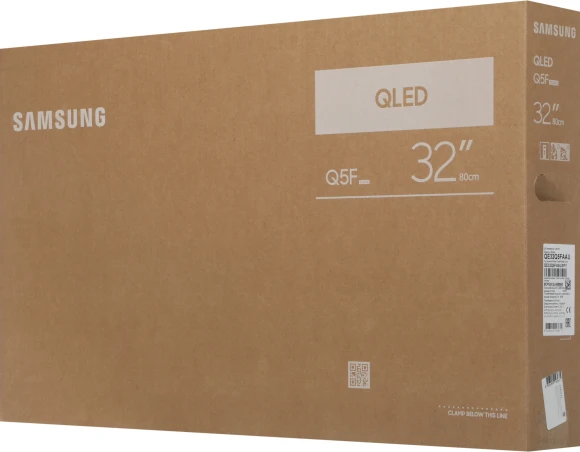 Телевизор QLED Samsung 32" QE32Q5FAAUXPY черный FULL HD 60Hz DVB-T2 DVB-C DVB-S2 USB WiFi Smart TV (RUS)