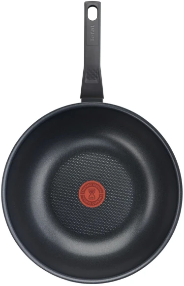 Сковорода ВОК (WOK) Tefal Easy Plus 4237628 круглая 28см ручка несъемная (без крышки) черный (9100054099)