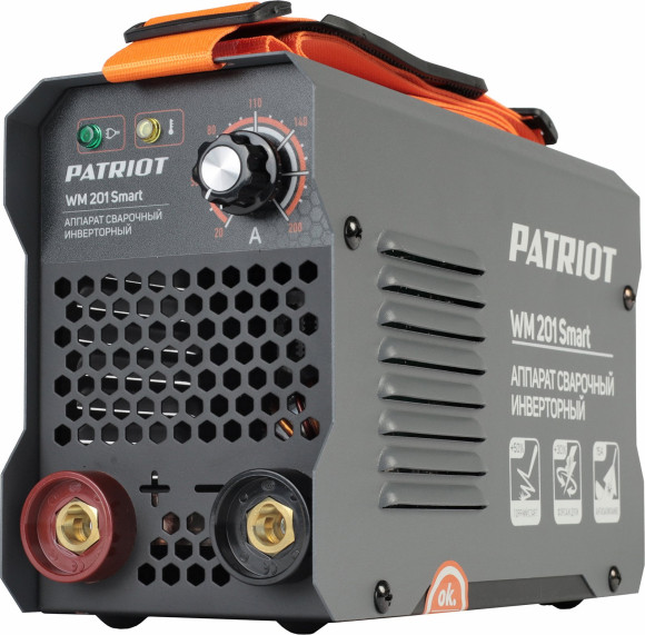 Сварочный аппарат Patriot WM 201 Smart инвертор ММА 8.3кВт