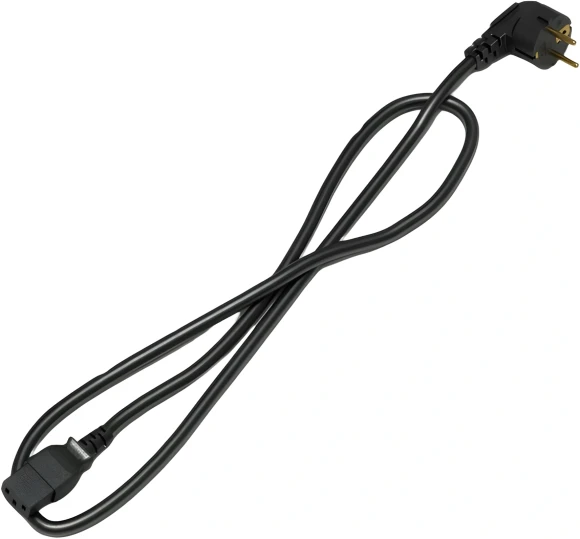Шнур питания Rem R-10-Cord-C13-S-3 C13-Schuko проводник.:3x1мм2 3м 220В 10А (упак.:1шт) черный
