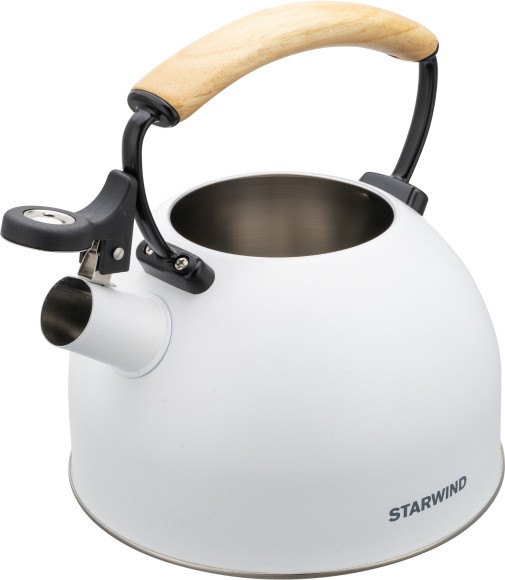 Чайник металлический Starwind Chef Country 2.5л. белый (SW-CH1712)