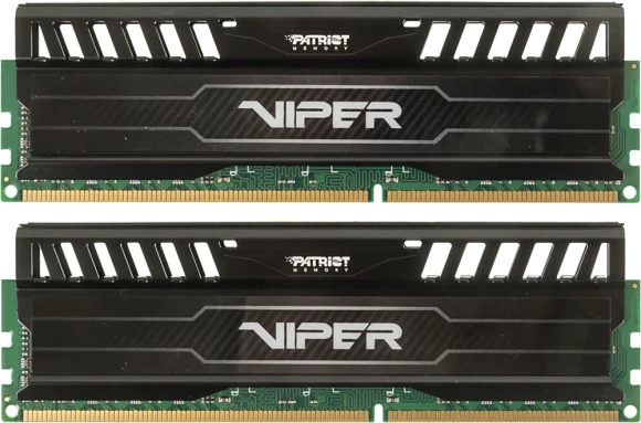 Память DDR3 2x8GB 1866MHz Patriot PV316G186C0K Viper 3 RTL PC3-14900 CL10 DIMM 240-pin 1.5В dual rank с радиатором Ret Память DDR3 2x8GB 1866MHz Patriot PV316G186C0K Viper 3 RTL PC3-14900 CL10 DIMM 240-pin 1.5В dual rank с радиатором Ret