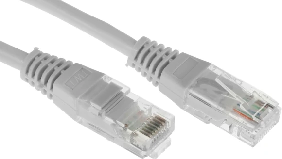 Патч-корд Lanmaster TWT-45-45-30-GY UTP RJ-45 вил.-вилка RJ-45 кат.5E 30м серый ПВХ