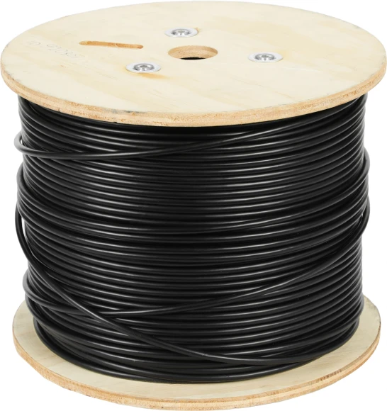 Кабель информационный Lanmaster LAN-5EFTP-OUT кат.5E FTP 4 пары 24AWG PE внешний 305м черный