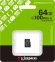 Флеш карта microSDXC 64GB Kingston SDCS3/64GBSP Canvas Select Plus V10 A1 w/o adapter
