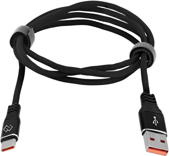 Кабель Digma DG-USBA-С-1M-27W USB (m)-USB Type-C (m) 1м черный