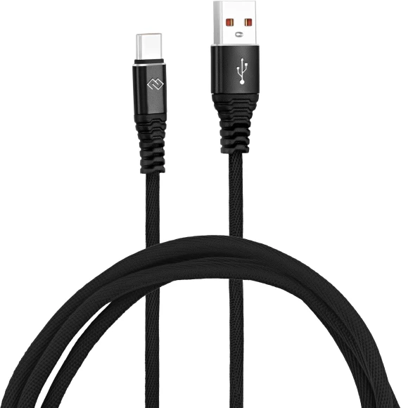 Кабель Digma DG-USBA-С-1M-27W USB (m)-USB Type-C (m) 1м черный