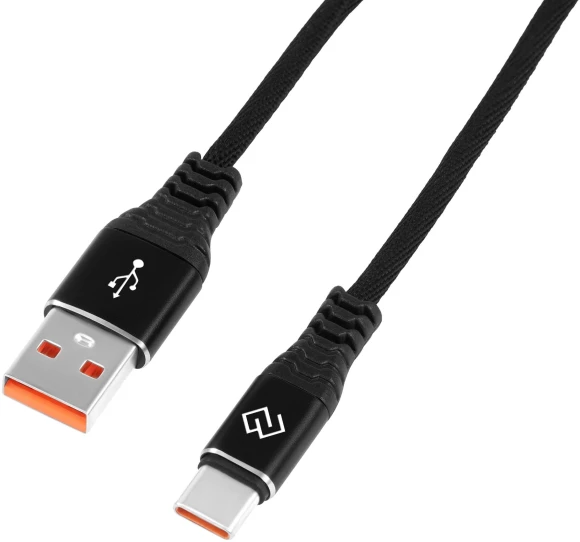 Кабель Digma DG-USBA-С-1M-27W USB (m)-USB Type-C (m) 1м черный