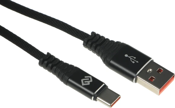 Кабель Digma DG-USBA-С-1M-27W USB (m)-USB Type-C (m) 1м черный