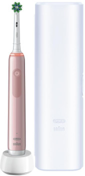 Зубная щетка электрическая Oral-B Pro 3/D505.513.3X розовый Зубная щетка электрическая Oral-B Pro 3/D505.513.3X розовый