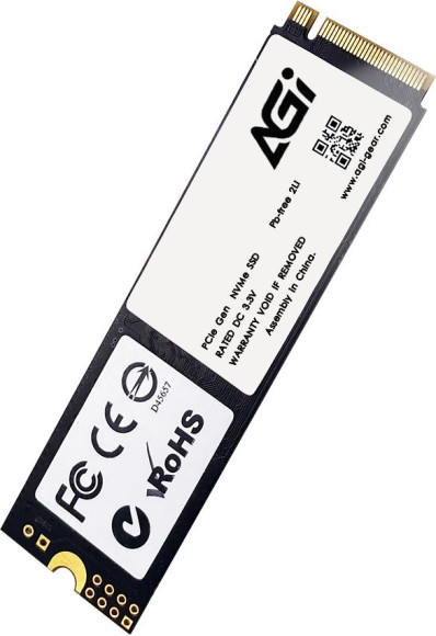 Накопитель SSD AGi PCIe 4.0 x4 1TB AGI1T0G43AI818-CB M.2 2280