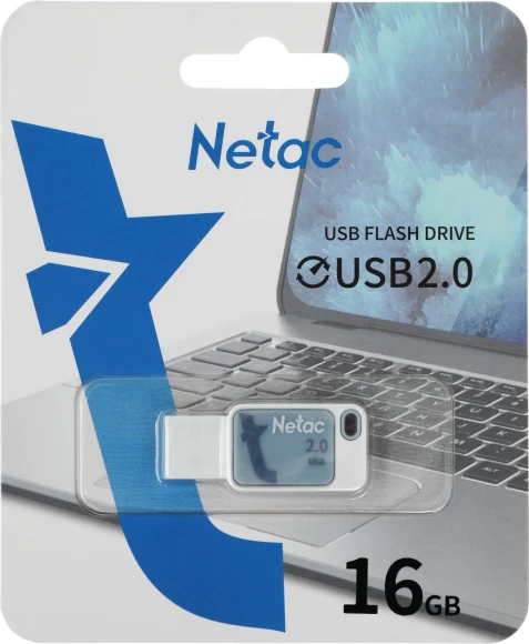 Флеш Диск Netac 16Gb UA31 NT03UA31N-016G-20BL USB2.0 синий Флеш Диск Netac 16Gb UA31 NT03UA31N-016G-20BL USB2.0 синий