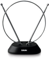 Антенна телевизионная BBK DA01 3дБ пассивная черный Антенна телевизионная BBK DA01 3дБ пассивная черный