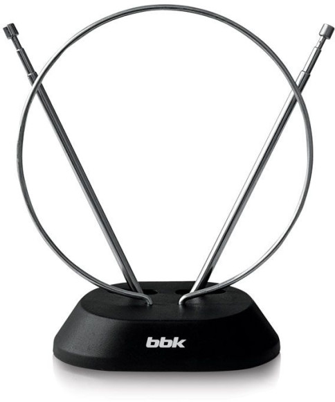 Антенна телевизионная BBK DA01 3дБ пассивная черный Антенна телевизионная BBK DA01 3дБ пассивная черный