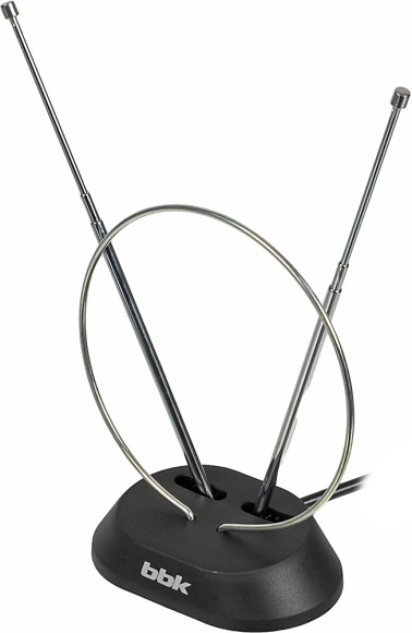 Антенна телевизионная BBK DA01 3дБ пассивная черный Антенна телевизионная BBK DA01 3дБ пассивная черный