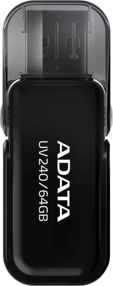 Флеш Диск A-Data 64Gb UV240 AUV240-64G-RBK USB2.0 черный Флеш Диск A-Data 64Gb UV240 AUV240-64G-RBK USB2.0 черный
