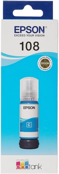 Чернила Epson 108 C13T09C24A голубой 70мл для Epson L8050/L18050