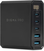 Сетевое зар./устр. Digma Pro DPW10B 100W 5A (PD+QC) 2хUSB-C/USB-A универсальное белый (DPW1B0G012WH)