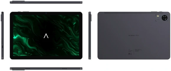 Планшет Digma Pro Zoom T606 (1.6) 8C RAM8Gb ROM128Gb 10.1" IPS 1920x1200 4G Android 14 темно-серый 13Mpix 5Mpix BT WiFi microSD 1Tb 7000mAh 24hr 298hrs Планшет Digma Pro Zoom T606 (1.6) 8C RAM8Gb ROM128Gb 10.1" IPS 1920x1200 4G Android 14 темно-серый 13Mpix 5Mpix BT WiFi microSD 1Tb 7000mAh 24hr 298hrs