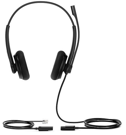 Гарнитура проводная Yealink YHS34 Lite Dual черный Гарнитура проводная Yealink YHS34 Lite Dual черный