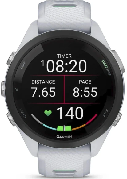 Смарт-часы Garmin Forerunner 265 33мм 1.3" AMOLED корп.черный рем.черный (010-02810-10)