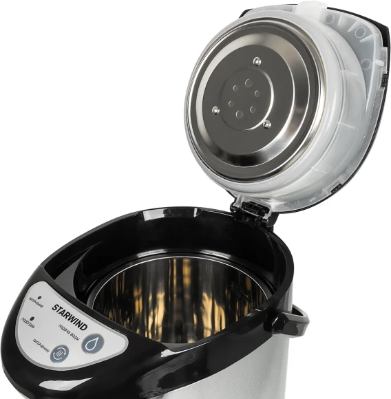 Термопот Starwind STP5181 5л. 750Вт черный/серебристый Термопот Starwind STP5181 5л. 750Вт черный/серебристый