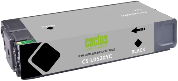 Картридж струйный Cactus CS-L0S20YC 976YC черный пигментный (465мл) для HP PageWide P55250dw/P57750dw с чипом