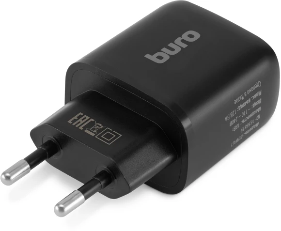 Сетевое зар./устр. Buro BUWG1 18W 3A (QC) USB-A универсальное черный (BUWG18P100BK) Сетевое зар./устр. Buro BUWG1 18W 3A (QC) USB-A универсальное черный (BUWG18P100BK)