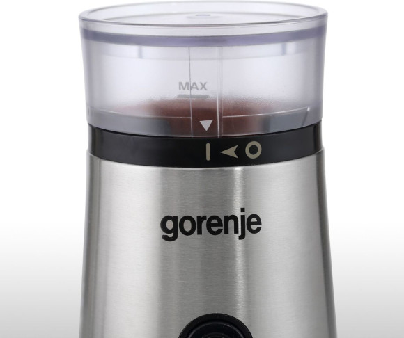 Кофемолка Gorenje SMK150E 150Вт сист.помол.:одинарный нож вместим.:60гр серебристый Кофемолка Gorenje SMK150E 150Вт сист.помол.:одинарный нож вместим.:60гр серебристый