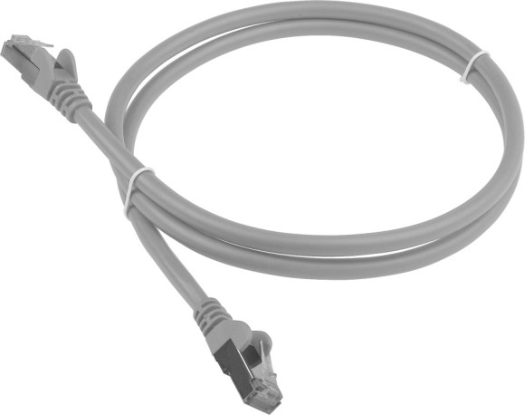 Патч-корд Lanmaster LAN-PC45/S6-10-GY FTP RJ-45 вил.-вилка RJ-45 кат.6 10м серый LSZH