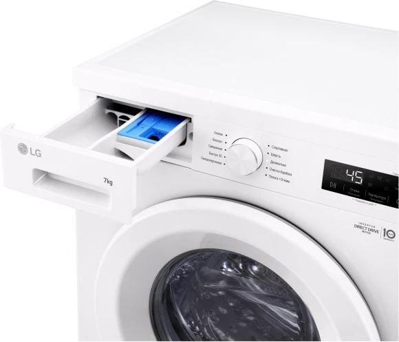 Стиральная машина LG F2Y1HS3W.ABWPCOM класс: A загр.фронтальная макс.:7кг белый инвертор