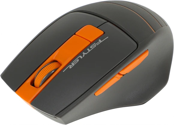 Мышь A4Tech Fstyler FG30S серый/оранжевый оптическая 2000dpi silent беспров. USB 6but (FG30S ORANGE)