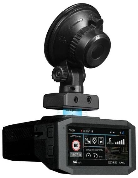 Видеорегистратор с радар-детектором Incar SDR-245 Nepal черный 1296p 130гр. GPS Mstar MSTAR 8339